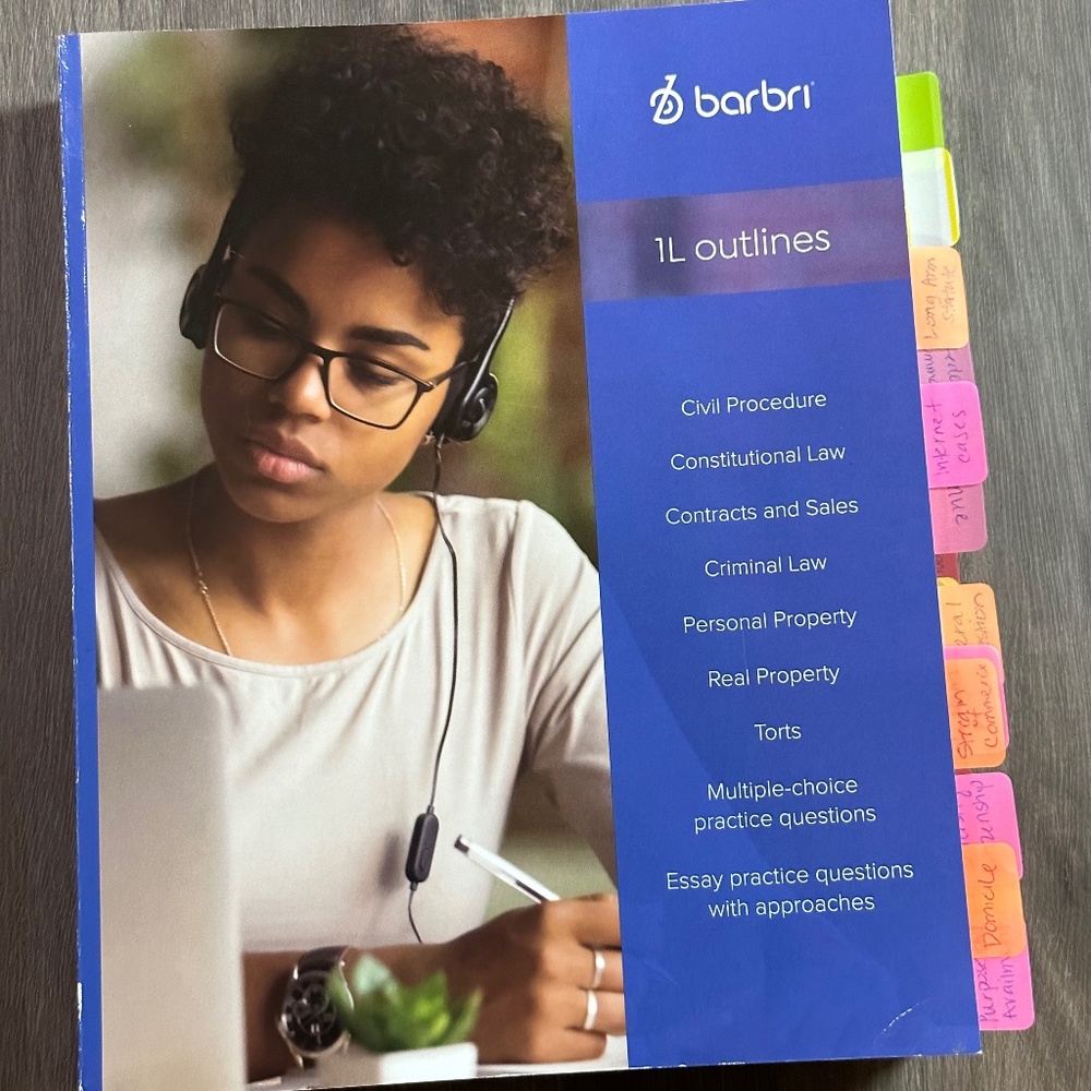 Barbri 1L outline 2020-2021